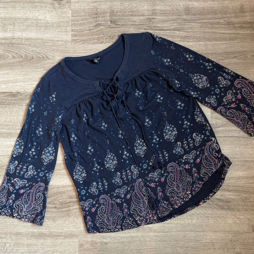 Lucky Brand paisley print top